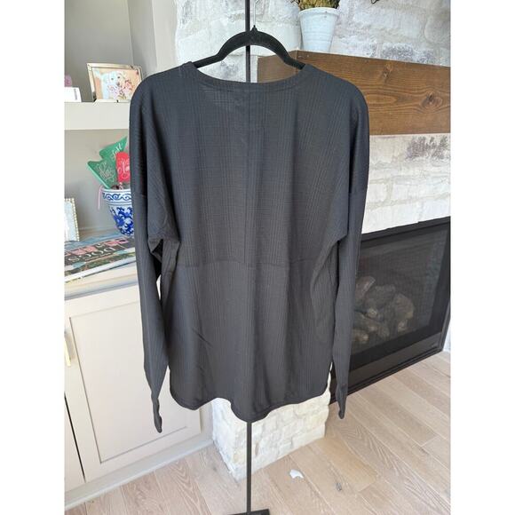 Nike Men's Black Dri-FIT Crew Long Sleeve T-Shirt Size L - Picture 4 of 9